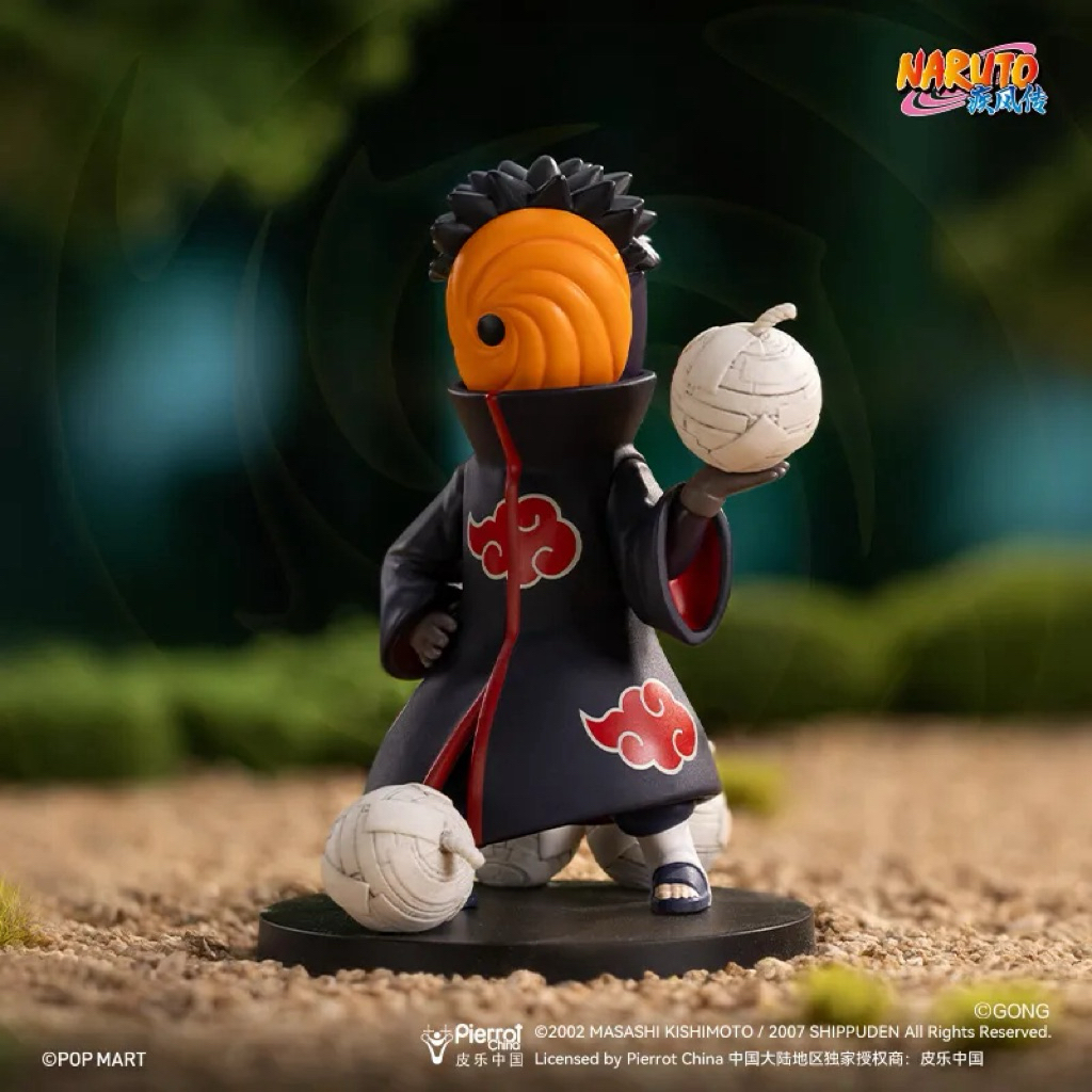 Mô hình Naruto - Akatsuki Uchiha Obito Tobi Pop Mart x Gong Figure chính hãng Pop Mart