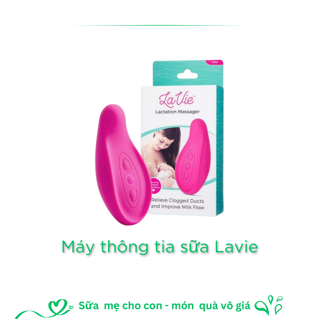 Máy thông tắc tia sữa Lavie thương hiệu Mỹ massage thông tắc tia sữa chữa tắc tia sữa nổi cục hiệu babyhope