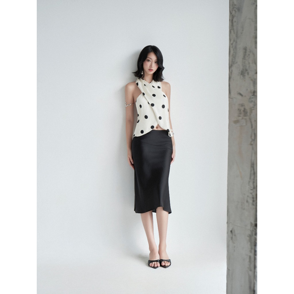 BY DELI - Celia Skirt - Chân váy lụa dáng lửng