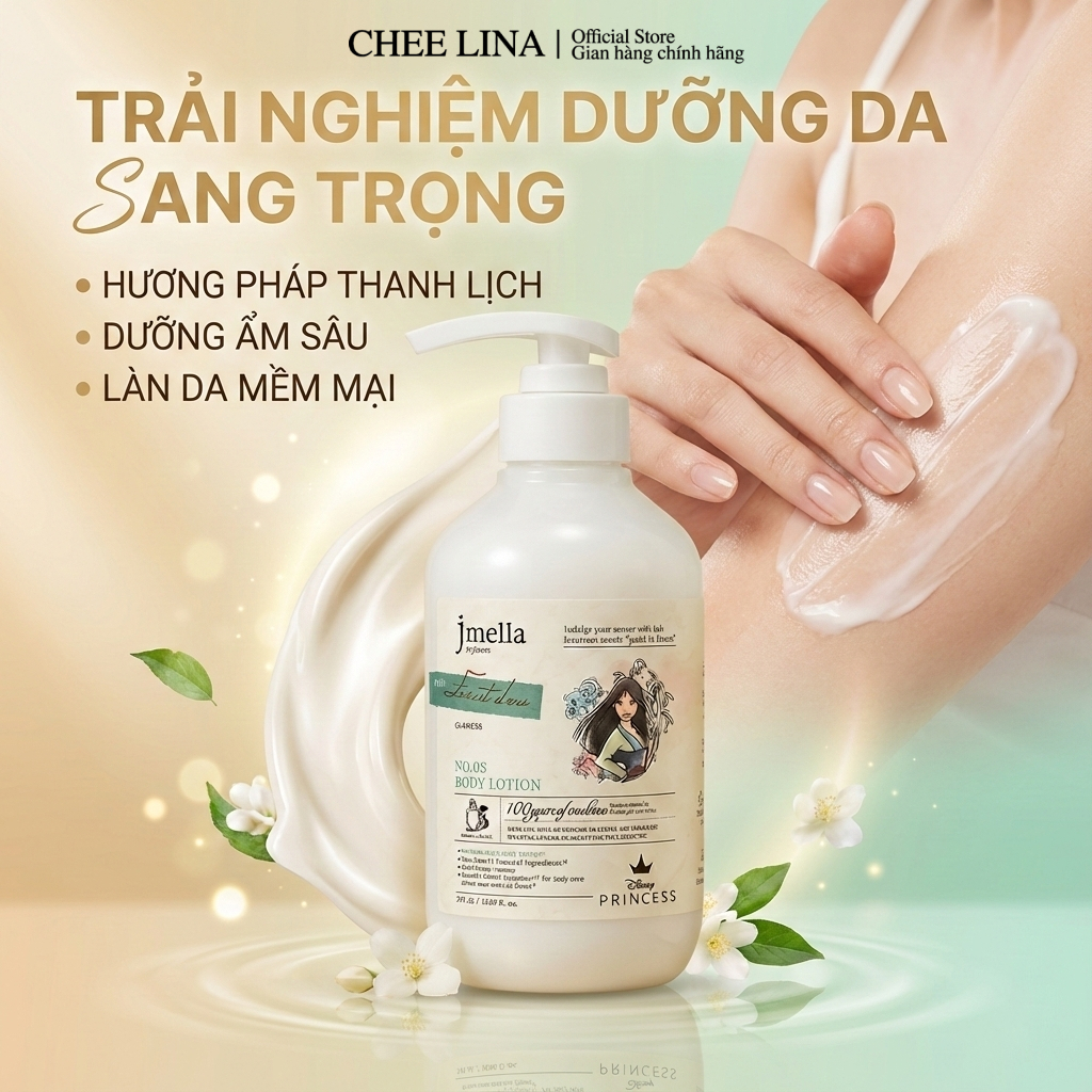 Dưỡng thể hương nước hoa Jmella in france Body lotion Disney chai 500ml
