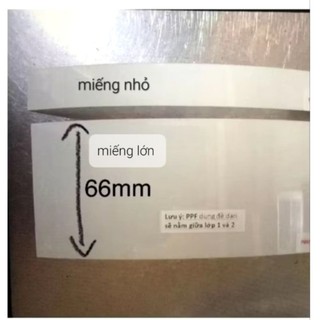 Miếng dán PPF dành cho 1  bình dầu phuộc Ohlins, dán bảo vệ chống trầy xước cho 1 bình dầu  Ohlin.