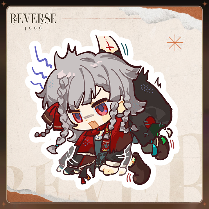 [Reverse 1999] Sticker Chibi Rubuska, Corvus và Semmelweis