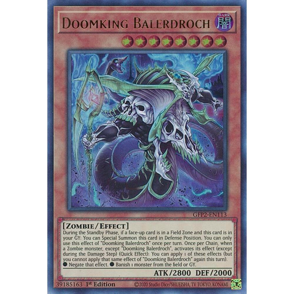 Thẻ Bài YuGiOh Mã GFP2-EN113 - Doomking Balerdroch - Effect Monster - Ultra Rare