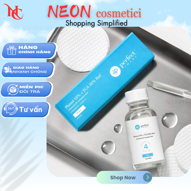 (Công ty) Tinh chất peel Perfect Image Phenol 10% + TCA 20% tái tạo da, mờ sẹo