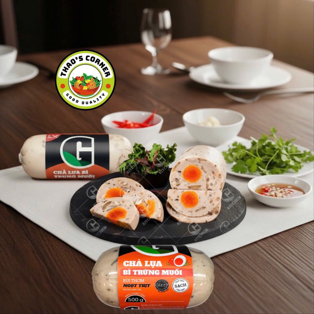 Chả lụa bì trứng muối G-kitchen 500g