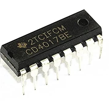 Combo 2 IC CD4017 DIP-16 (CD4017BE) (IC đếm thập phân hệ 10)