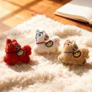 Gim cài , móc khoá ngựa phụ kiện thời trang ngựa 10 cm