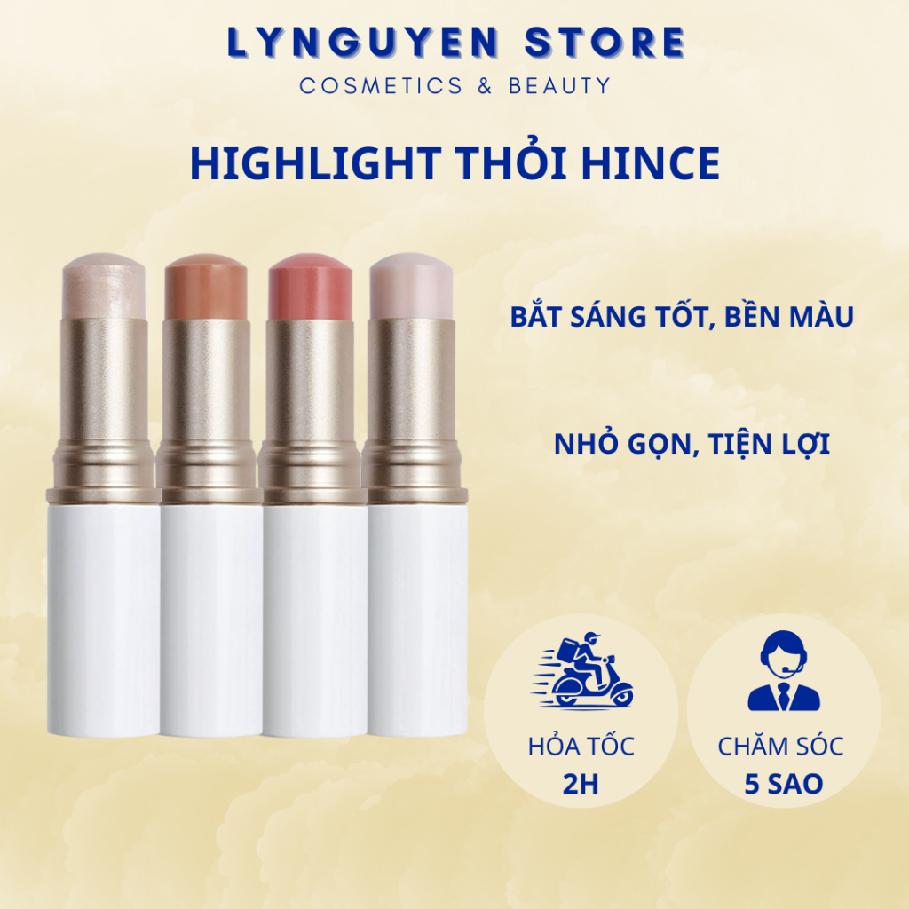 Nhũ Bắt Sáng Dạng Thỏi Hince True Dimension Radiance Balm 10g Highlight Hince - LyNguyen.Store