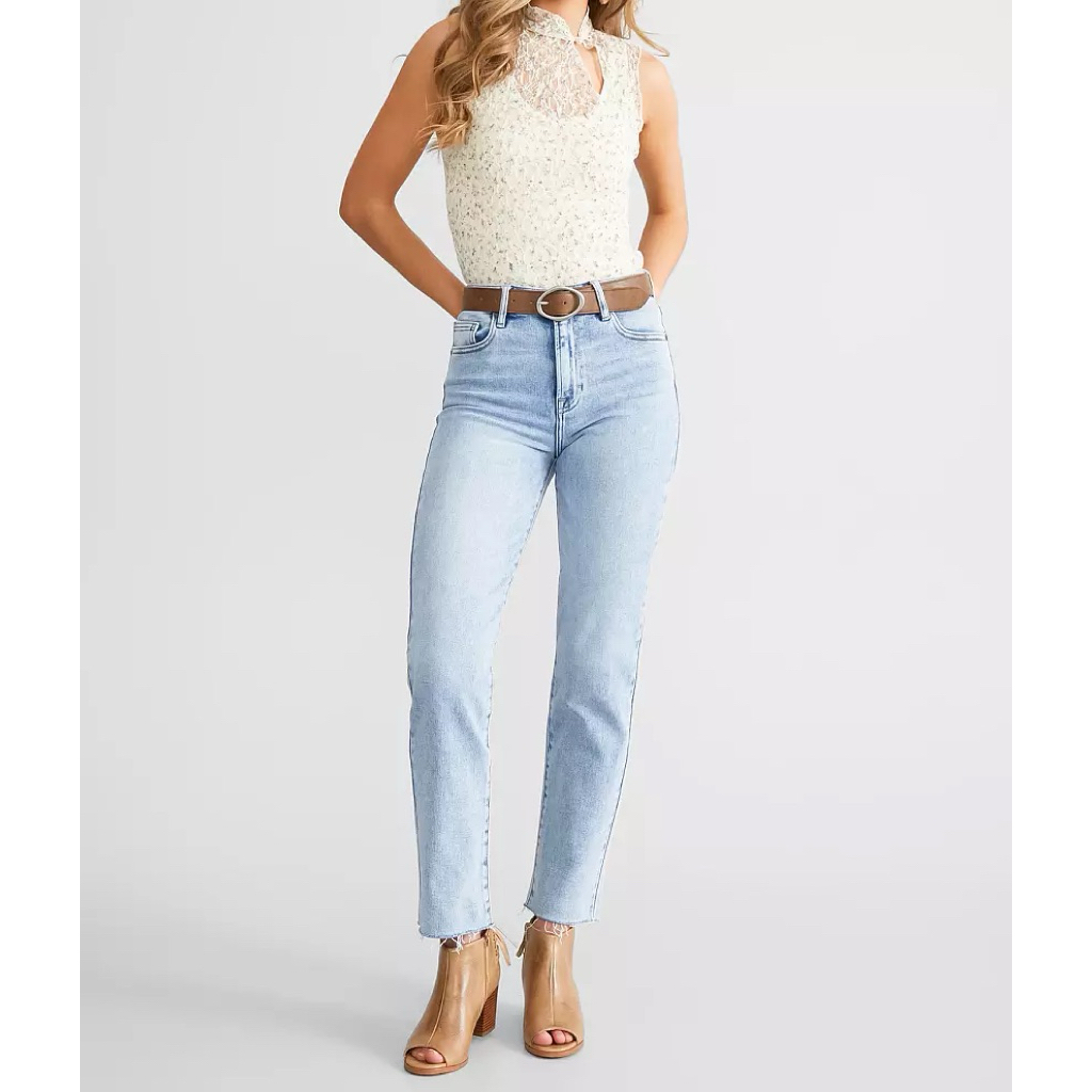 Tracey Cropped Straight Jean HIDDEN nữ