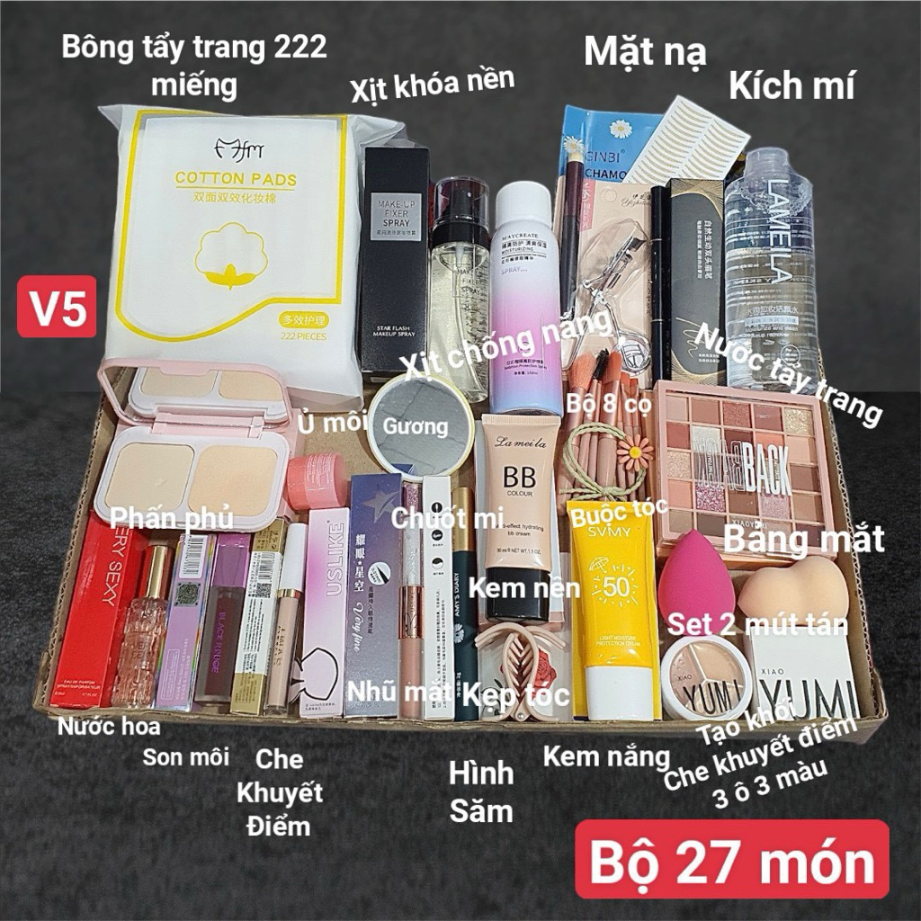 Bộ Trang Điểm Đầy Đủ Make Up/ Trang điểm đi tiệc/trang điểm cá nhân