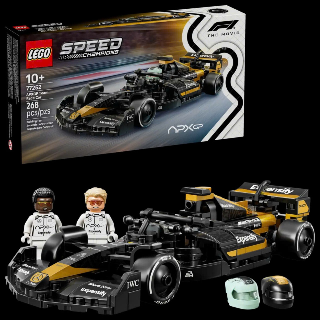 Lego 77252 Đồ Chơi Lắp Ghép APXGP Team Race Car from F1 The Movie