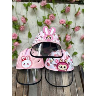 Mũ Bảo Vệ Đầu Bé Tập Ngồi Xe Có Tấm Chắn Bụi- Nón Bảo Hiểm Bảo Vệ Đầu Bé  - Nón Bảo Hộ Trẻ Em