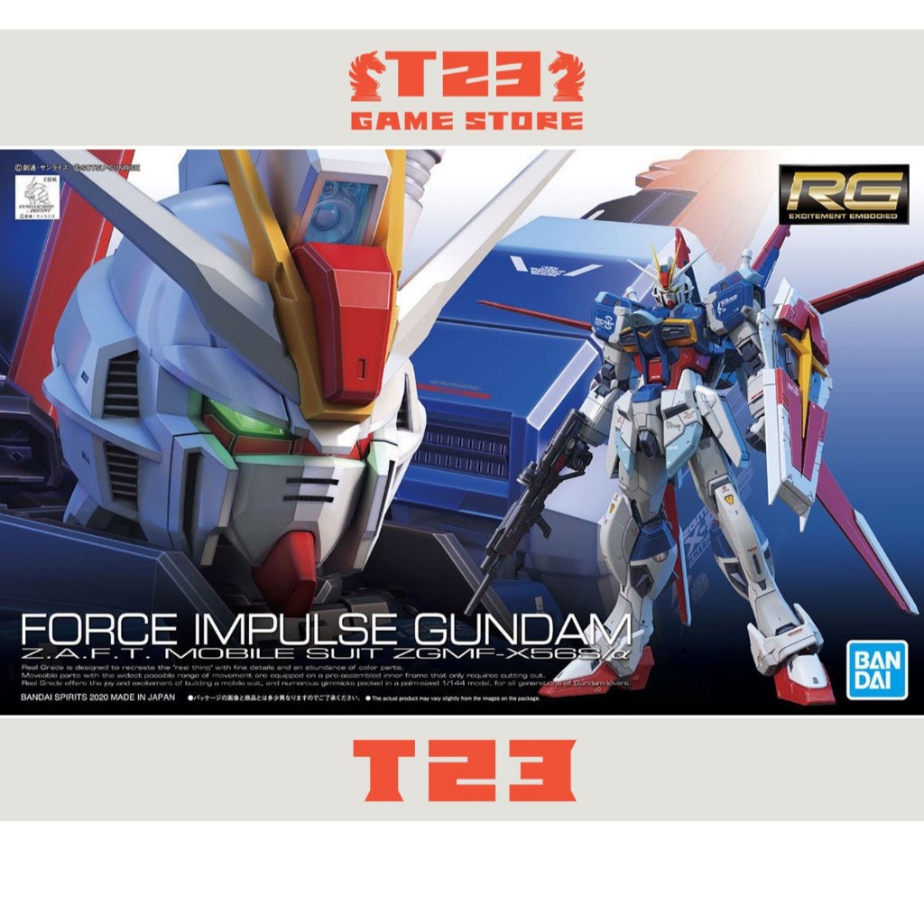 RG FORCE IMPULSE GUNDAM - RG -1/144 - MÔ HÌNH GUNDAM CHÍNH HÃNG BANDAI