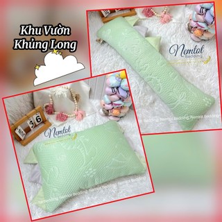 🌕MẪU THIẾT KẾ🌕Gối Băng Lạnh Cho Bé Siêu Mát, Êm Ái, Gối Nằm, Ôm Kèm Ruột Lông Vũ _ Nemtot Bedding