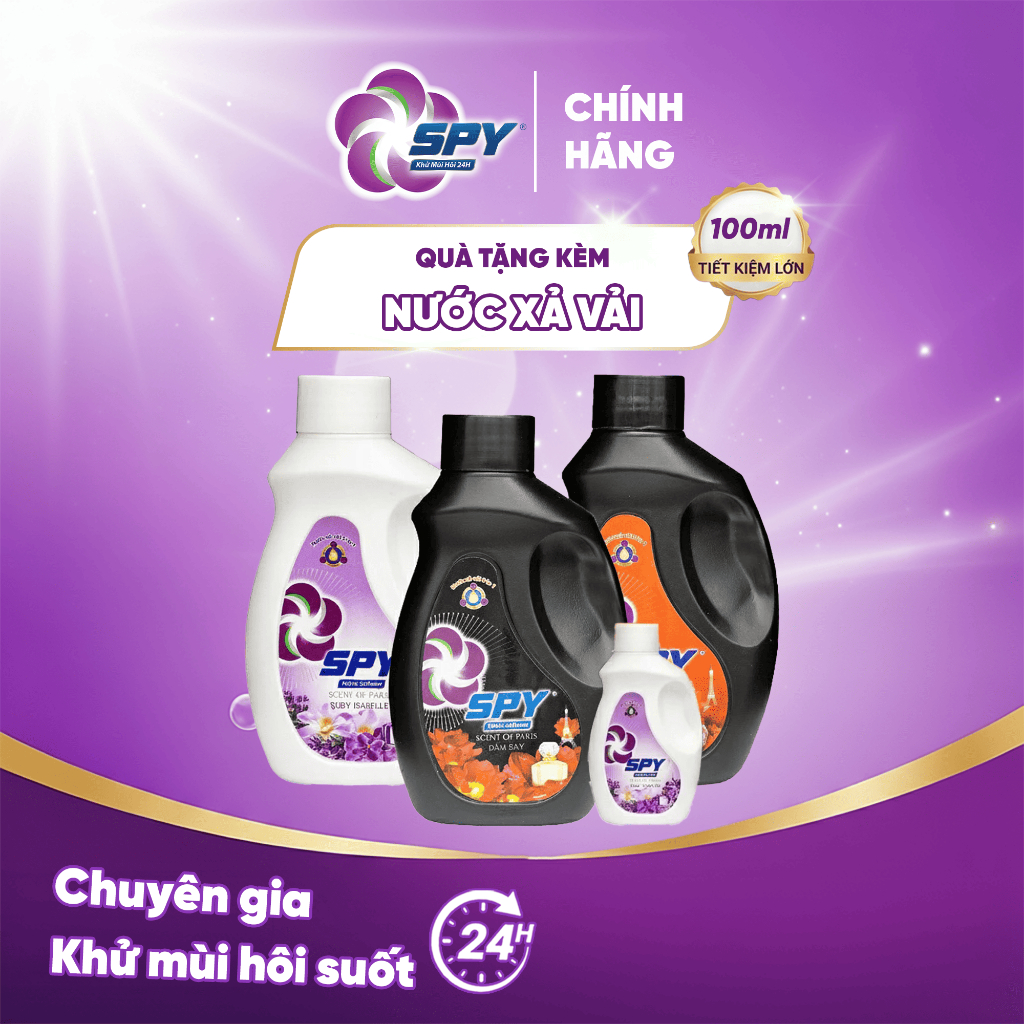 [Quà Tặng] Nước Giặt Xả SPY Hương Ngẫu Nhiên 100ml