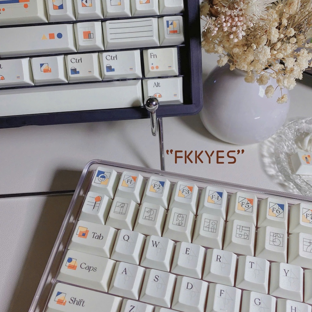 Keycap ST Vibe Bauhaus | Chất liệu PBT | Profile Cherry | Keyboard Studio