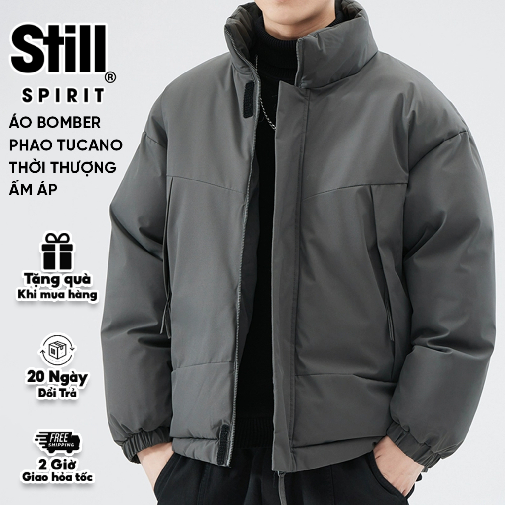 Áo phao bomber nam, áo khoác mùa đông siêu ấm cho nam TUCANO STILL