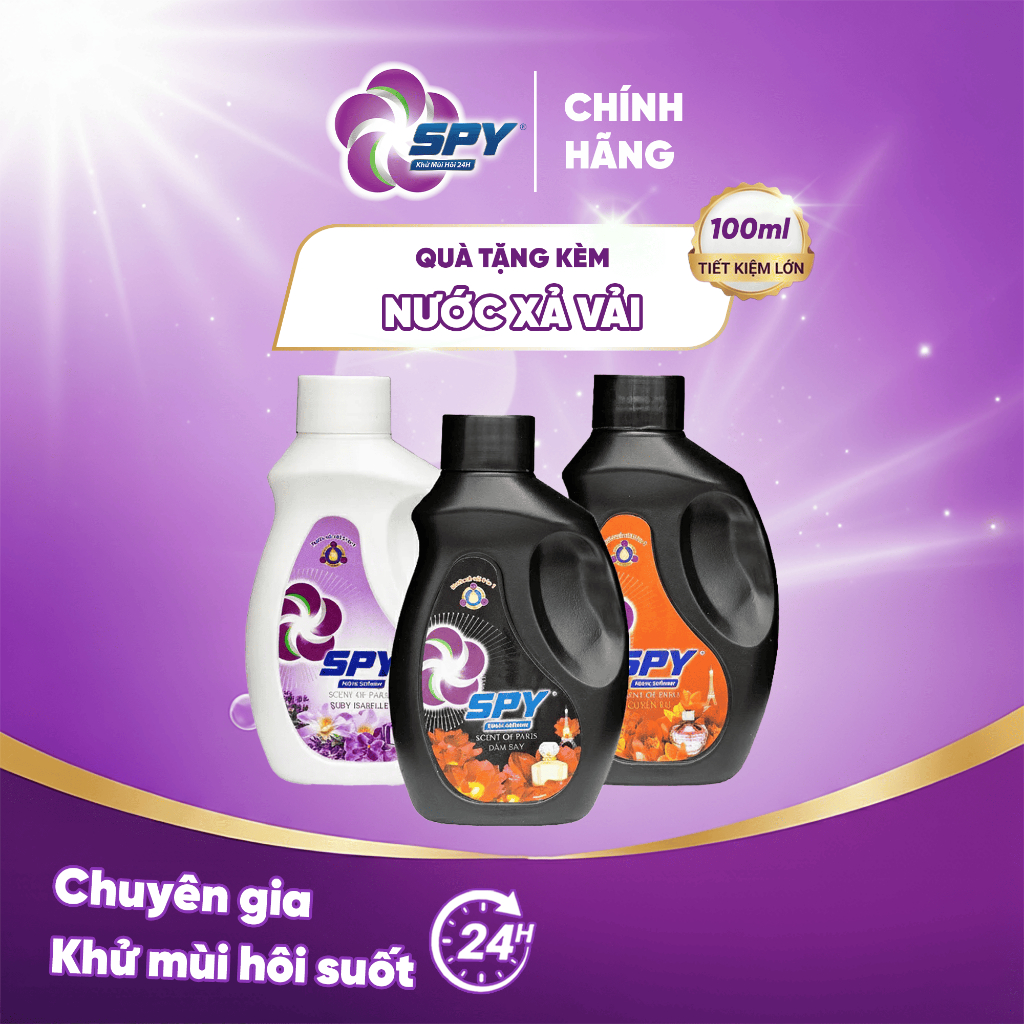 [Quà Tặng] Nước Giặt Xả SPY Hương Ngẫu Nhiên 100ml