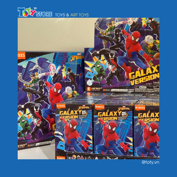 [CHÍNH HÃNG] [FULL SET] Mô hình trang trí - Marvel - Infinity SAGA - GV05 - Blokees - EM11