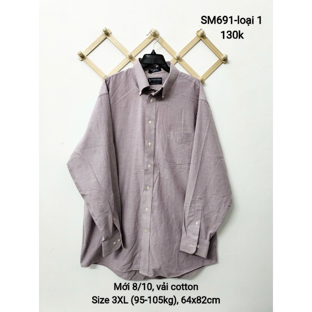 [Size 3XL/95-105kg]Sơ mi 2hand, sơ mi flannel, chicano [Gò Vấp/Hỏa Tốc]