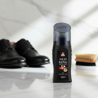 Xi nước đánh giày dạng nước Glo King 75ml dùng đánh cho giày dép và đồ da