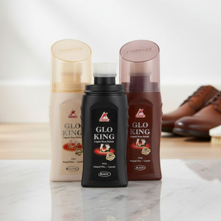 Xi nước đánh giày dạng nước Glo King 75ml dùng đánh cho giày dép và đồ da