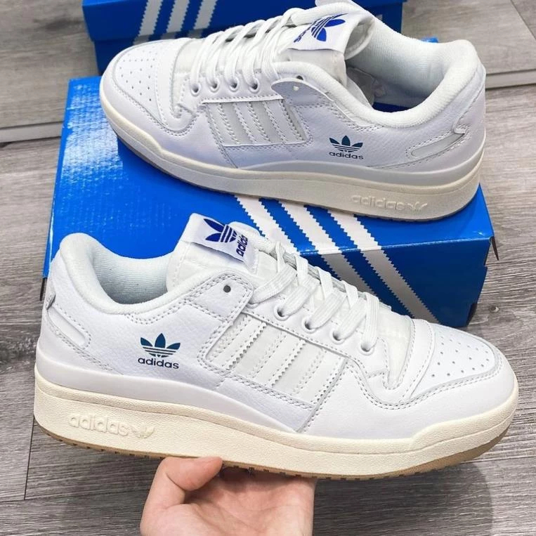 Giày sneaker nam nữ trắng phong cách thể thao, đế cao su êm nhẹ, thiết kế cổ điển, dễ phối đồ, đi học đi chơi