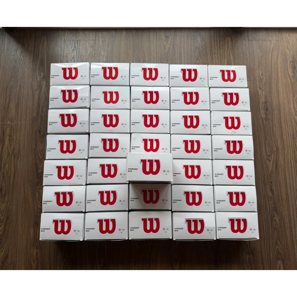 Cuốn Cán Wilson Pro Overgrip – Hộp 60 Cuốn | Bám Tay – Dùng Cho Tennis, pickleball, cầu lông