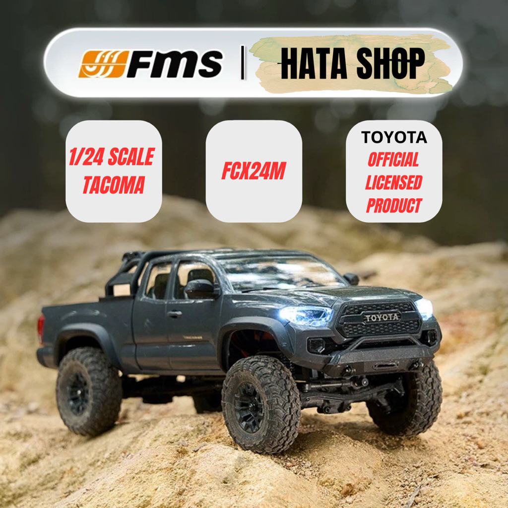 FMS Tacoma FCX24M Xe Địa Hình Điều Khiển Từ Xa Tỉ Lệ 1/24 Toyota ABS Xe Bán Tải RTR FMS Model