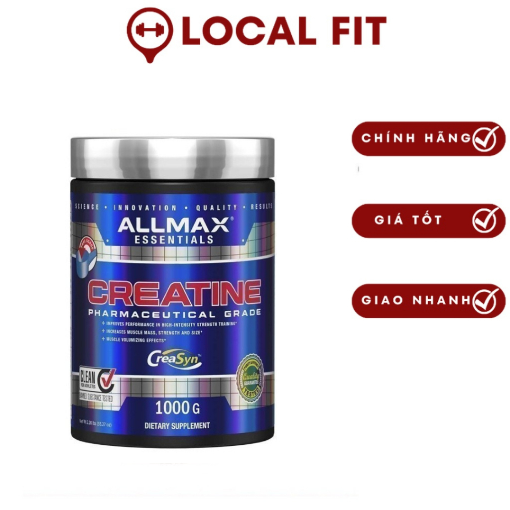 [Siêu Sale] (400g - 1000g) Bột Creatine Allmax Pharmaceutical Grade Creatine chính hãng tại  wheyhoa