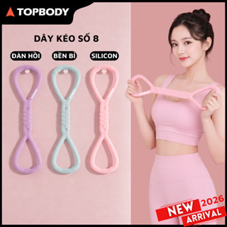 Dây Kéo Đàn Hồi Tập Thể Lực, Tập tay Đa Năng Vòng Số 8 SAKOMALL Topbody