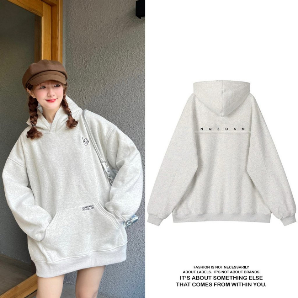 Áo Hoodie Chui NQ30 AM Form Rộng Unisex Nam Nữ