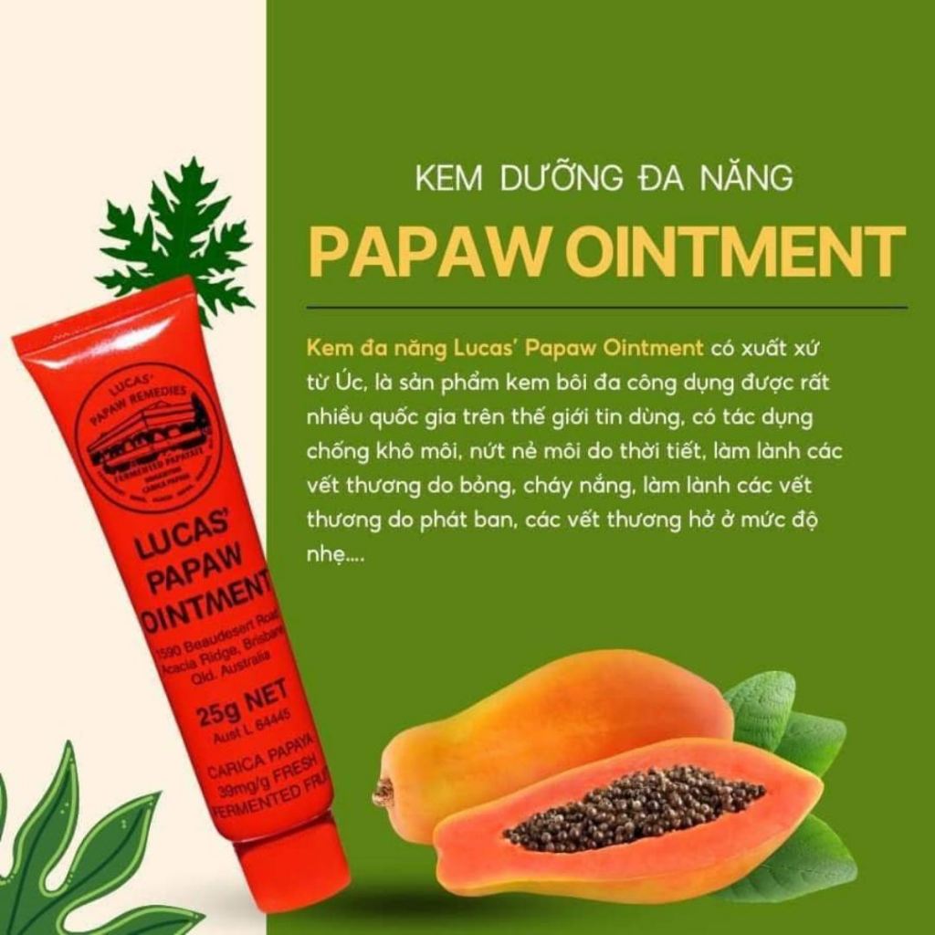 Kem Dưỡng Lucas Papaw Ointment Đa Năng 15g