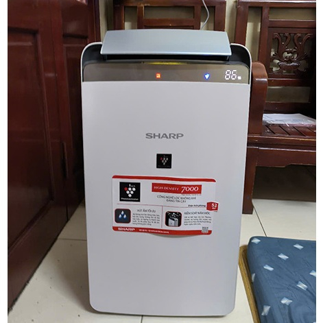 [Có xuất VAT] Máy hút ẩm lọc không khí Sharp DW-J20FV-W, 20L/ngày, <52m2, tạo ion, BH 12 tháng chính