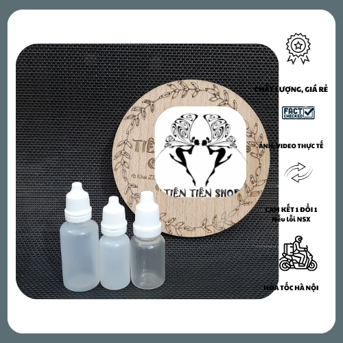 10 Vỏ chai nhỏ mắt 10ml, 20ml chọn size tientienshop
