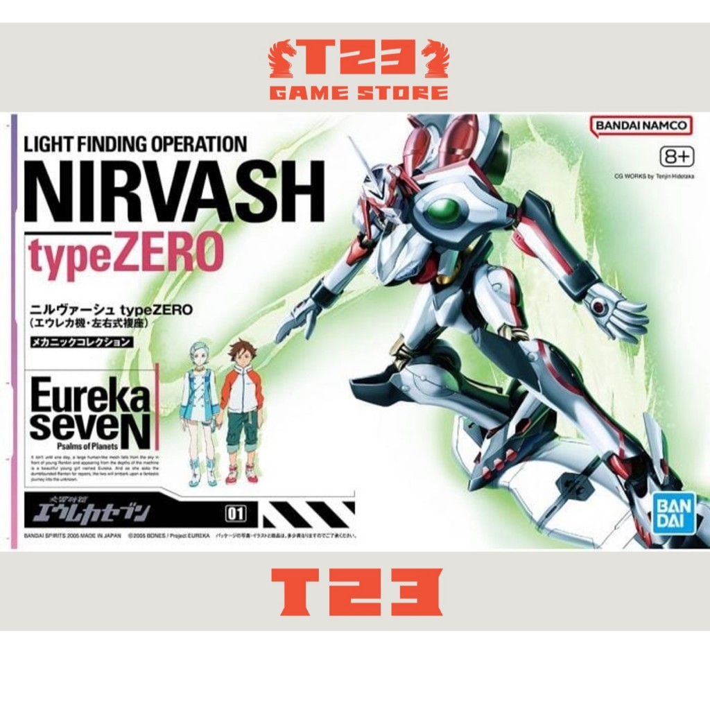 MÔ HÌNH NIRVASH TYPE ZERO - EUREKA SEVEN - MÔ HÌNH LẮP RÁP CHÍNH HÃNG BANDAI