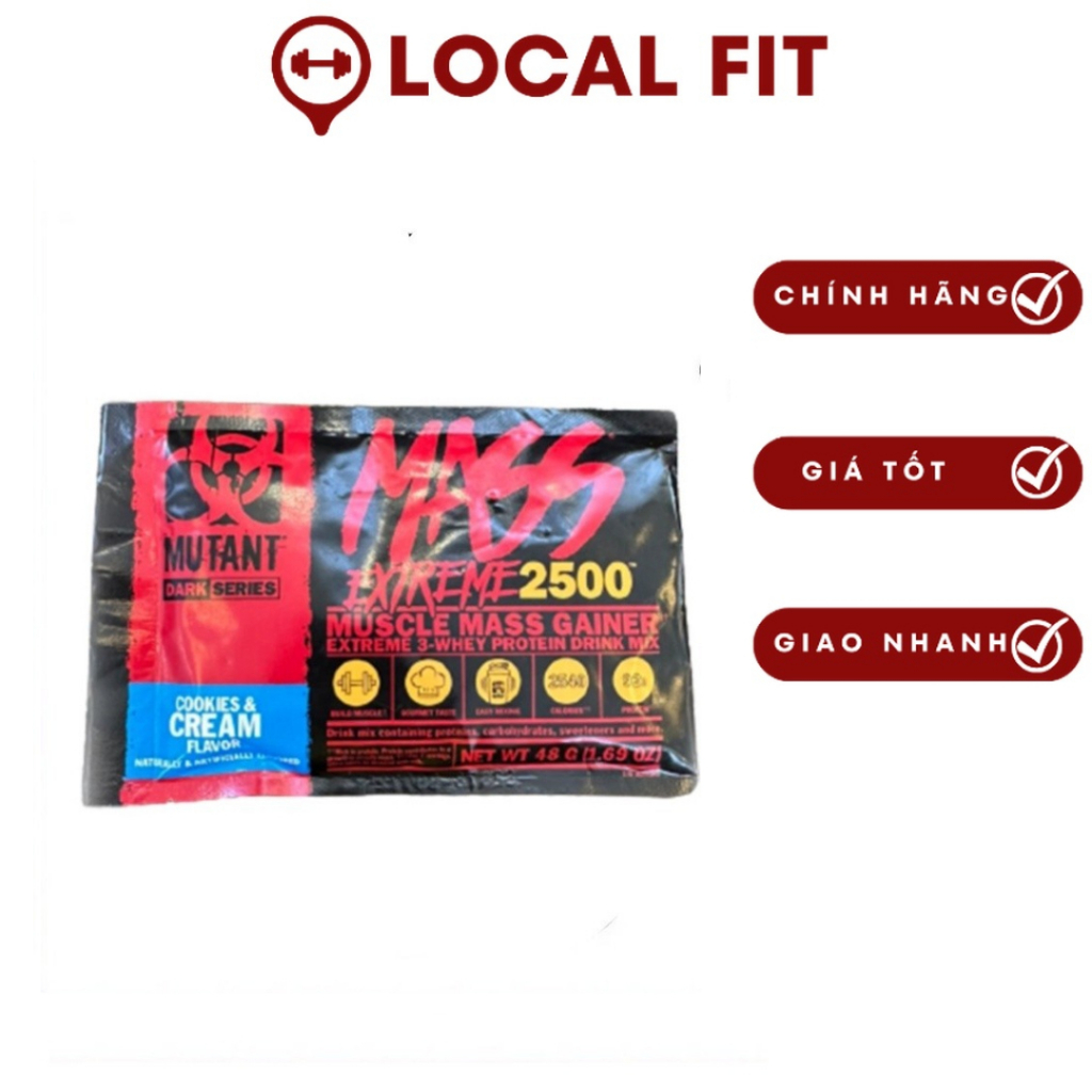 Sample gói dùng thử 1 lần  Mass Mutant Extreme -  wheyhoaphuong