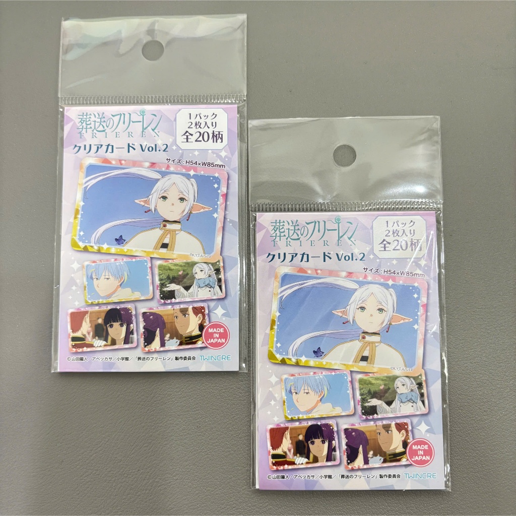 Gói Thẻ Clear Card Thẻ trong suốt Frieren – Pháp sư tiễn táng | Clear Card vol.2