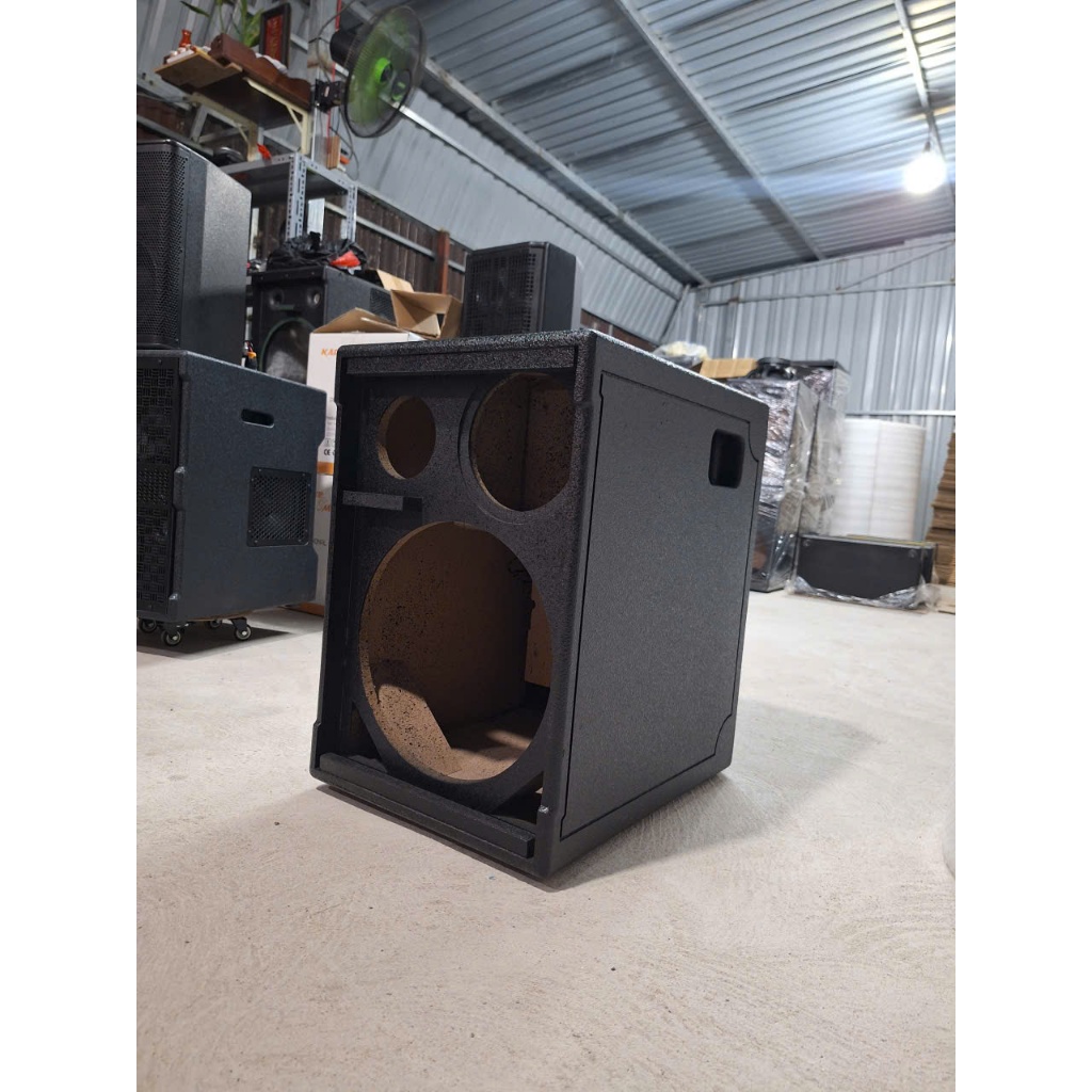 vỏ thùng loa 30 đơn 1 bass 1 trung 1 trep  , vỏ 3way khung mạch 19x38