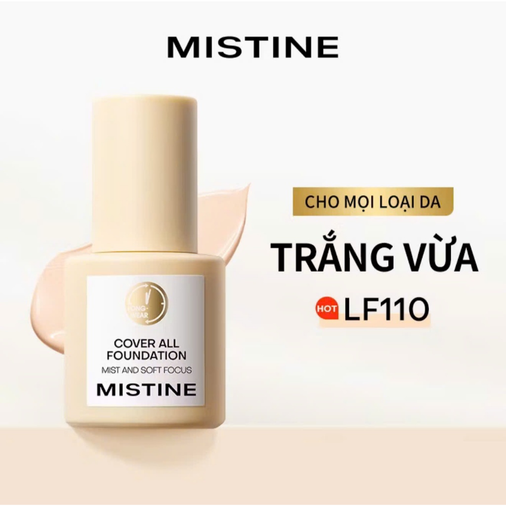 [Pass KOC 99%][Đã Mở Seal] LF110 - ￼Kem nền Mistine kem lót 30g 36H Kiềm dầu không trôi