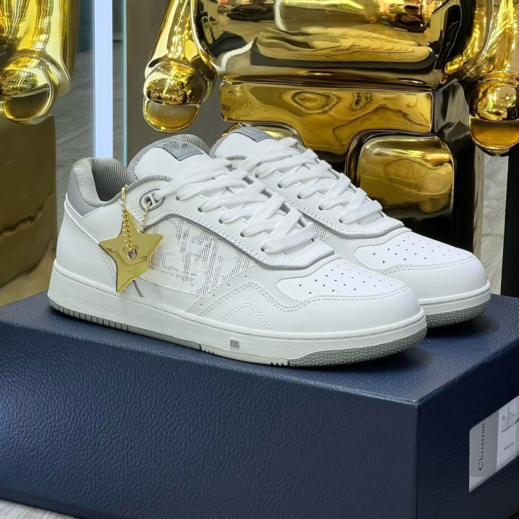 Giày Thể Thao B27 Trắng Xám  Nam Nữ Hàng Quảng Châu