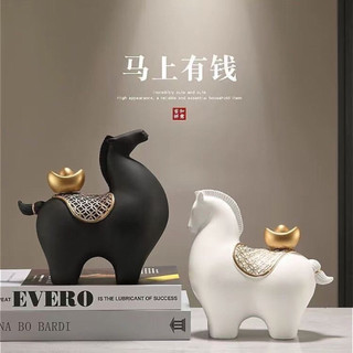 Tượng Ngựa Trang Trí Phong Cách Hiện Đại – Decor Phòng Khách, Kệ Trưng Bày, Quà Tặng Trang Trí