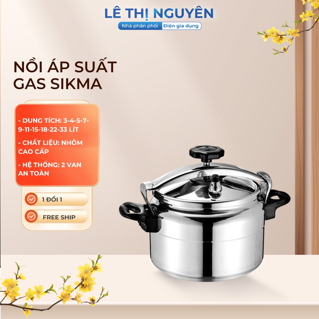 Nồi áp suất gas Sikma