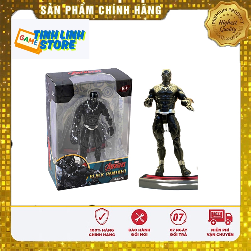 Mô hình Figure Marvel - Avengers - Black Panther (4 Inch) - ZD Toys - ZC27
