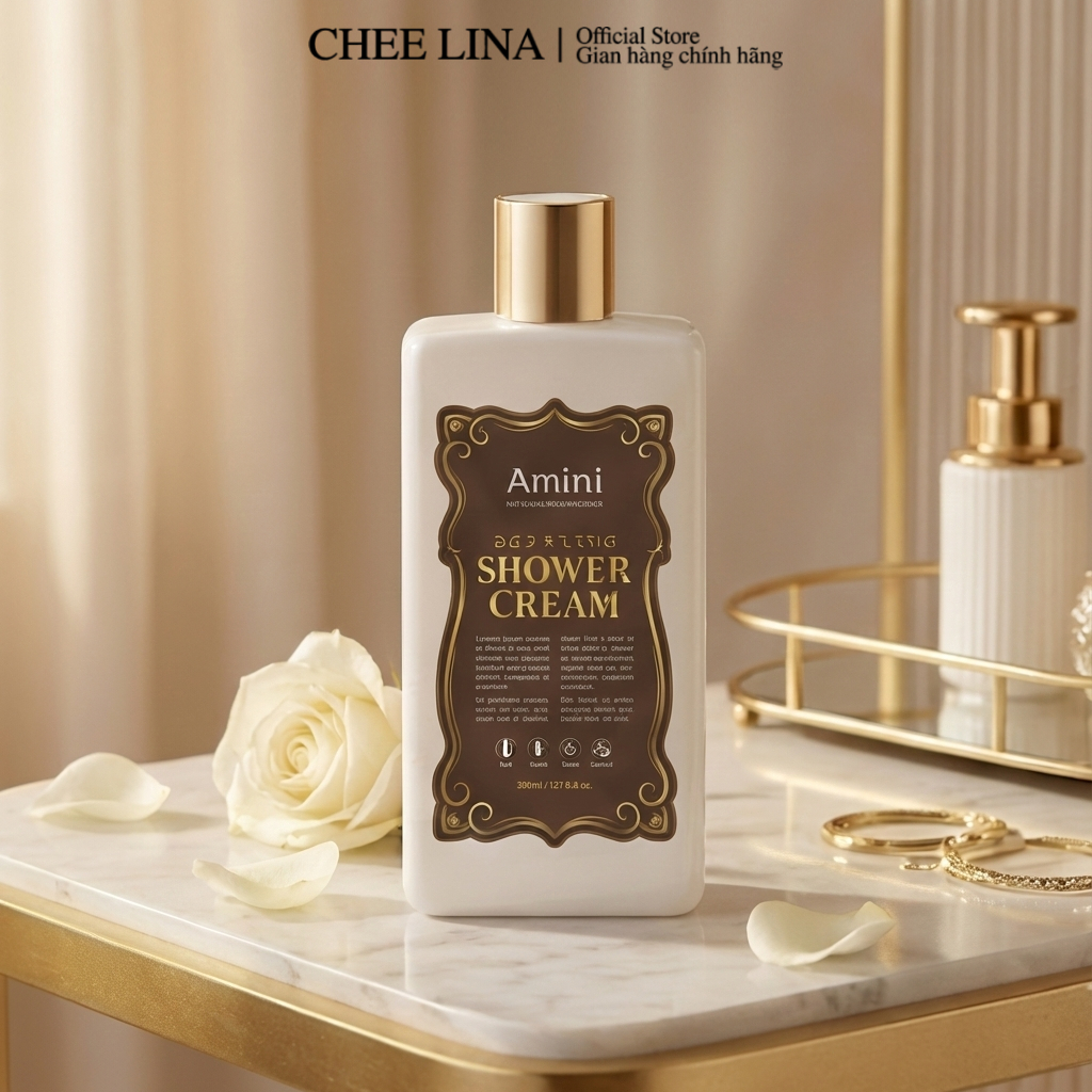 Sữa Tắm Hàn Quốc Amini Relaxing Shower Cream Dưỡng Ẩm Thư Giãn Da 300ml | Chee Lina Official Store