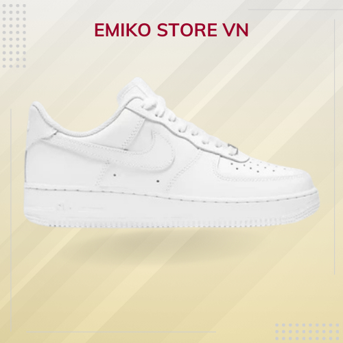 [ Chính Hãng ] Giày AF1 Full White, Giày Air Force 1 Low Cân Mọi Outfit, Full Bill Box
