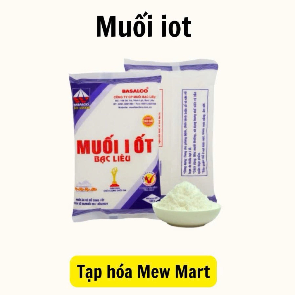 Muối iot gói 500g