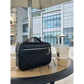 Túi DK20 túi xách tay kèm dây đeo chéo, túi golf nam DK Men's Bags