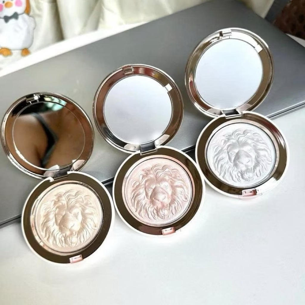 [HOẢ TỐC] Phấn Bắt Sáng Sư Tử Lion Highlight Dạng Nén | Ánh Bạc – Ánh Vàng – Ánh Hồng