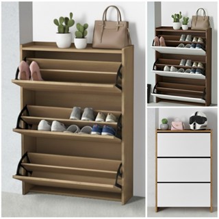 Tủ giày thông minh, Tủ giày cánh lật 3 tầng có hậu kín - Giá tại xưởng